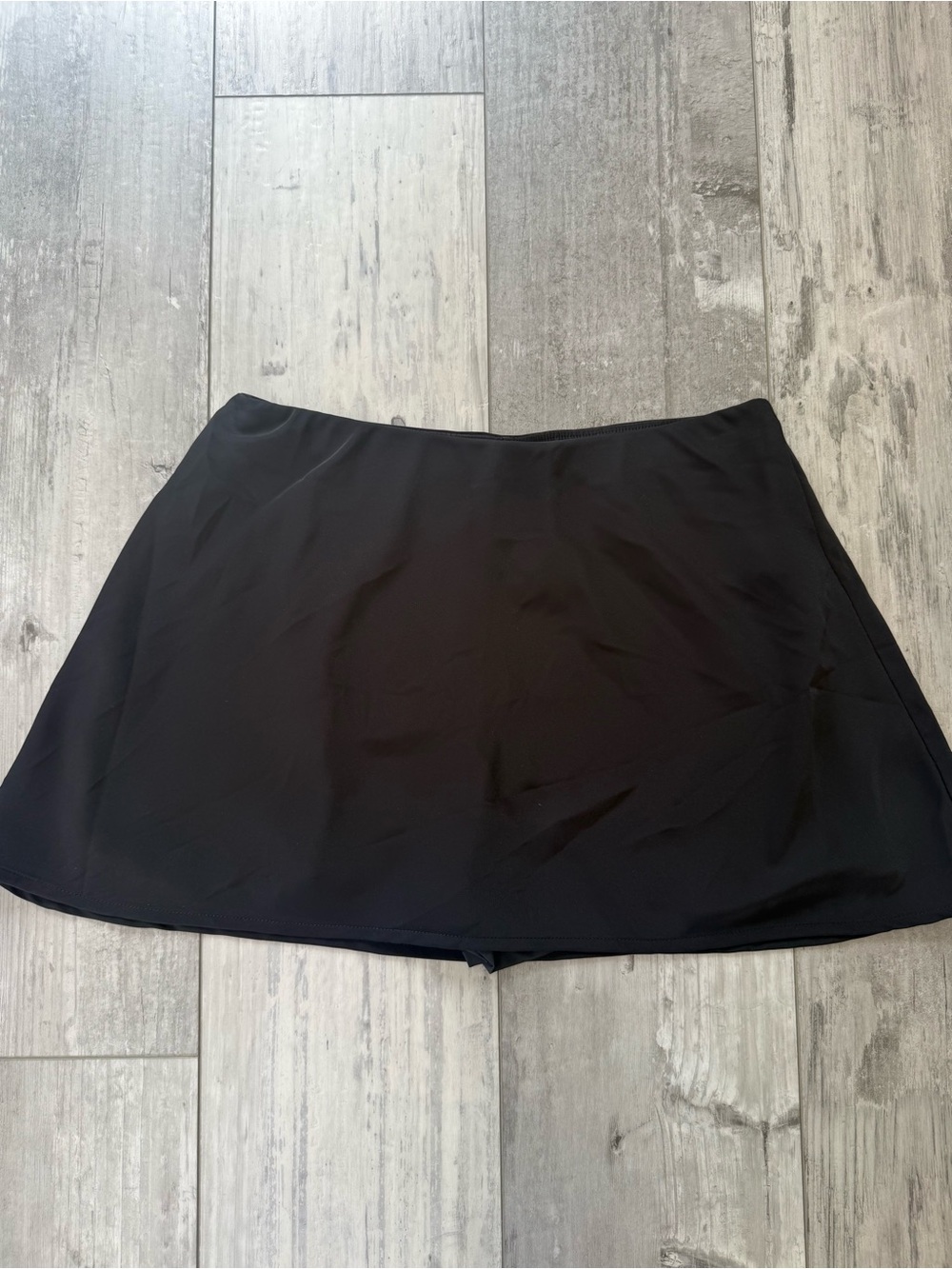 NWT Abercrombie & Fitch Black Mini Skirt With Built In Shorts XS